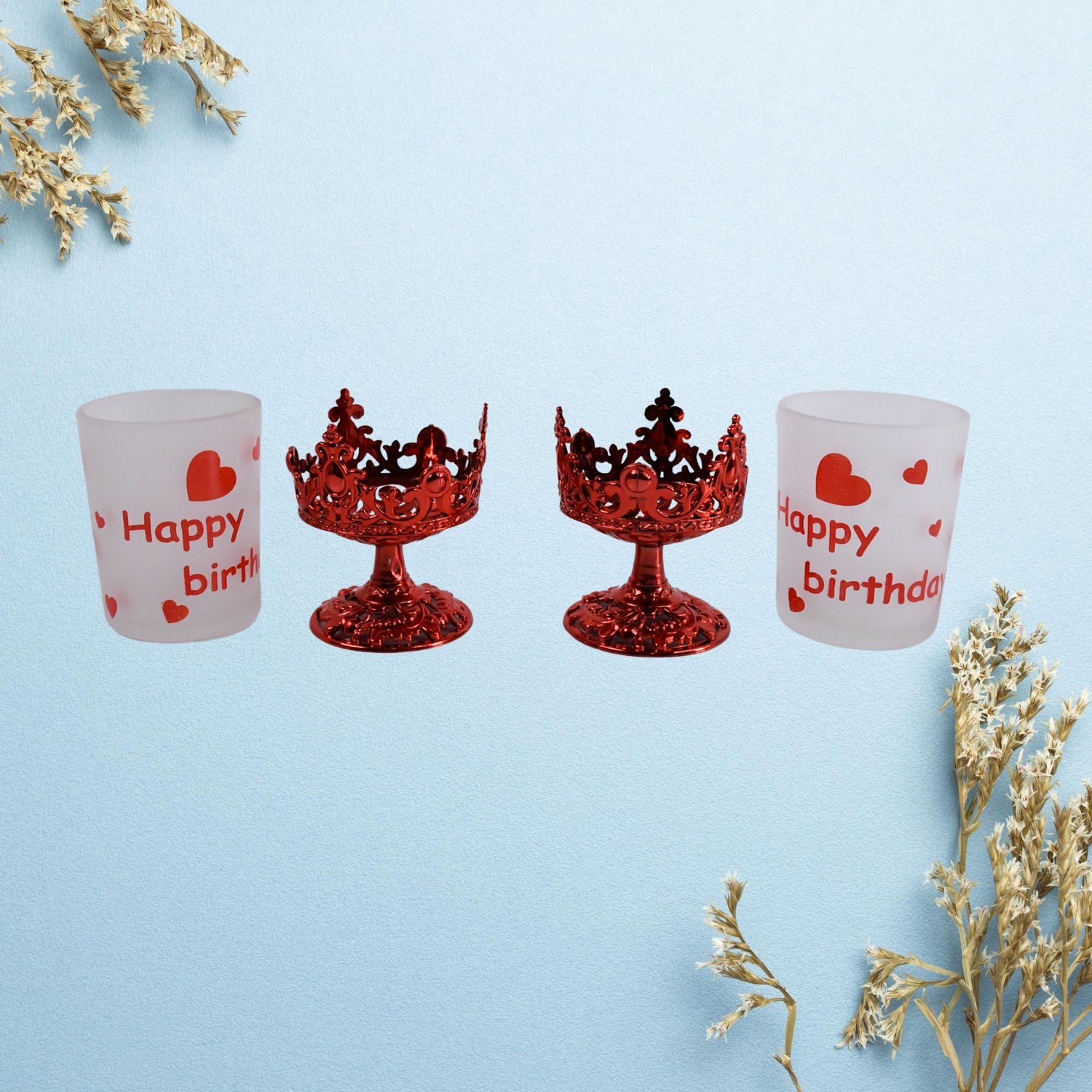 Tealight Holder Stylishly Shaped Candle Diya Stand Plastic Beautiful Design Festival (2 Pc / Mix Design) Tealight Holder Stylishly Shaped Candle Diya Stand Plastic Beautiful Design Festival (2 Pc / Mix Design)